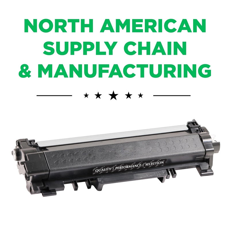 Clover Remanufactured Toner Cartridge Replacement for Brother TN760 | Black | High Yield, 3000 - Image 2